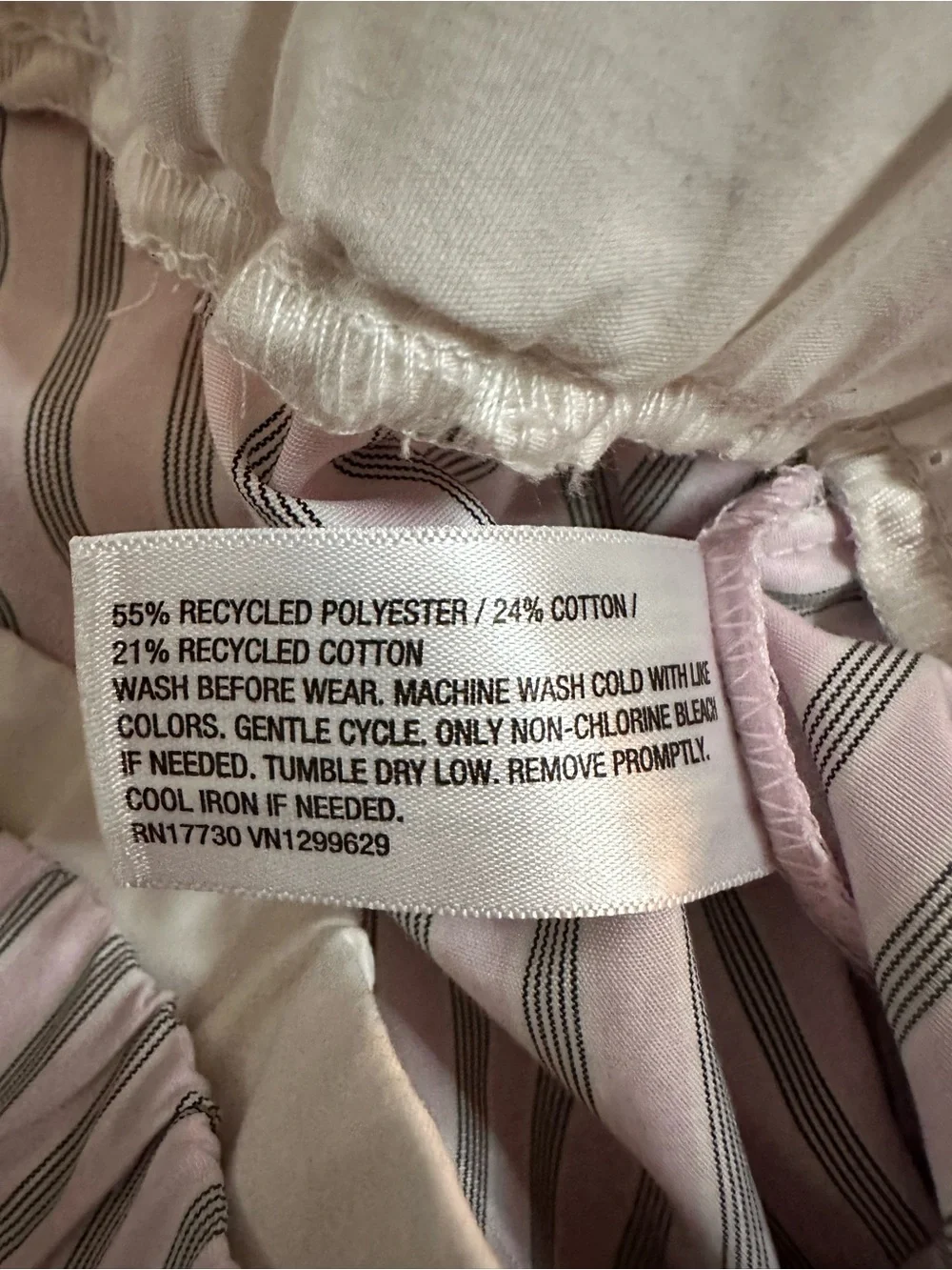 art class | Pink Striped Pajama Shorts / Girl Boxer Shorts | 10/12 youth